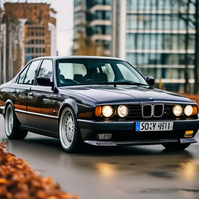 The BMW E34 M5 shoot | Machines With Souls