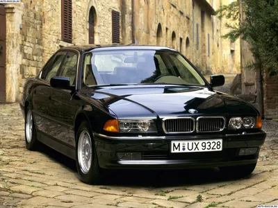 Image BMW E38 stance Black Sky auto Front Headlights 3840x2400
