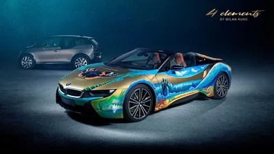 Bid For This BMW i8 Art Car To Help Clean Up Oceans
