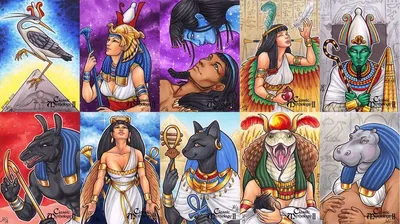 Боги египта рисунки - 63 фото