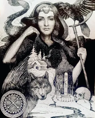 ☀️✨ Мара (Морана) -богиня в русской…» — создано в Шедевруме