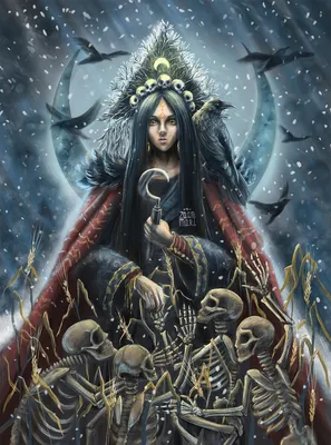 Она есть начало и конец. Мара - богиня зимы и смерти. | Мифы и не только |  Дзен