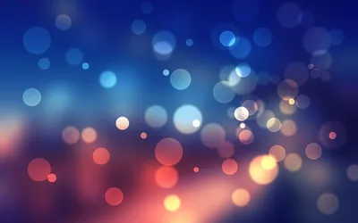 Blue bokeh lights Royalty Free Vector Image - VectorStock