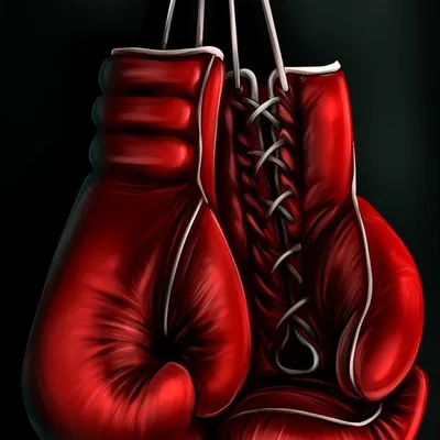 Боксерские перчатки рисунок - 65 фото