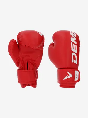 Перчатки боксерские детские красный цвет — купить за 1599 руб в  интернет-магазине Demix