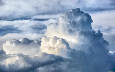 Обои Природа Облака, обои для рабочего стола, фотографии природа, облака,  большие, белые Обои для рабочего стола, скачать обои картинки заставки на рабочий  стол.
