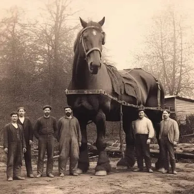 Самая большая лошадь в истории! | Пикабу