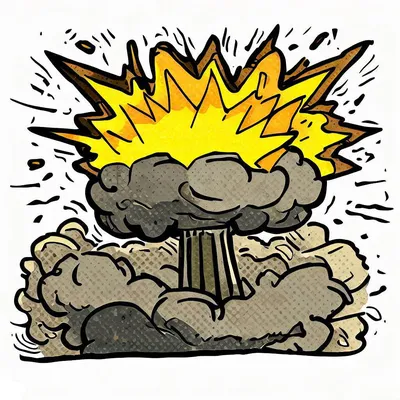 Бомба, приближающаяся к взрыву/ Иллюстрация рисунка иконки черной бомбы,  которая вот-вот взорвется с горящим виком, изолированным Иллюстрация штока  - иллюстрации насчитывающей бомба, опасность: 130652231