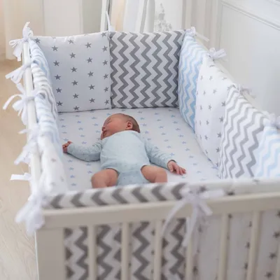 Бортики в кроватку для новорожденных - купить с доставкой по выгодным ценам  в интернет-магазине OZON (301172078)