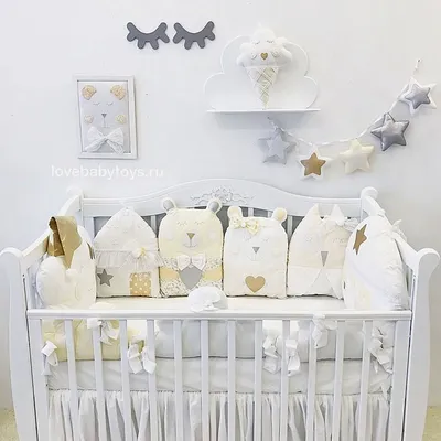 Комплект в кроватку постельное белье бортики в кроватку для новорожденных и  малышей с балдахином Mamdis | AliExpress