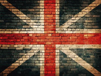Флаг великобритании обои | Премиум Фото