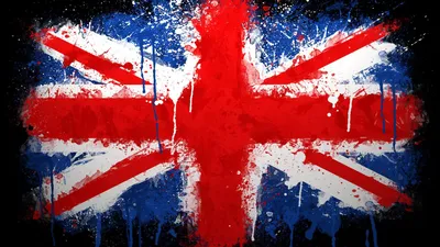 Увеличить изображение | Флаг, Британский флаг, Нарисованный