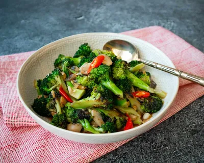 Sauteed Broccoli Recipe with Red Pepper - Savory With Soul