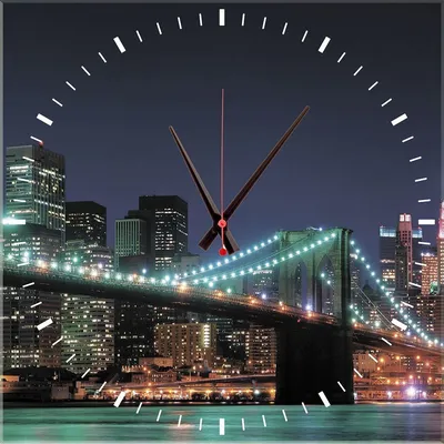 Картина на стекле Бруклинский мост 70х50 см купить недорого в  интернет-магазине товаров для декора Бауцентр