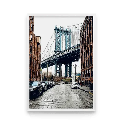 Фотообои Бруклинский мост солнечным днем в Нью Йорке купить в Москве, Арт.  9-824 в интернет-магазине, цены в Мастерфресок