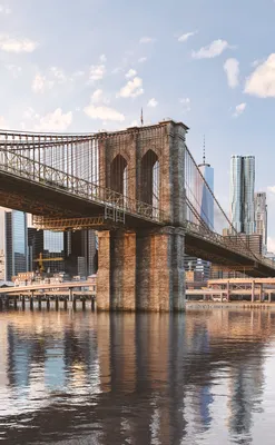Бруклинский мост обои на iPhone X / XS, лучшие 1125x2436 картинки | Akspic