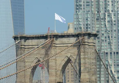 Бруклинский Мост И Манхэттенский Горизонт Из Бруклина, Нью-Йорк.  Фотография, картинки, изображения и сток-фотография без роялти. Image  68788349