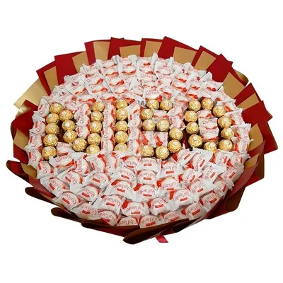 Букет из конфет \"Мишка\" в интернет-магазине Ярмарка Мастеров по цене 2500 ₽  – NKCOMRU | Съедобные букеты, Москва - доставка по России