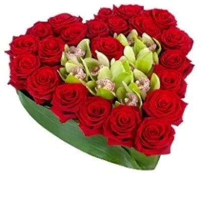 Букет красных роз \"Любимой ! ' - Чехов-Цветы.РФ