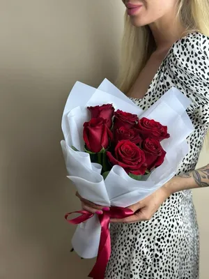 Купить Сердце из роз Любимой маме с доставкой в Омске - магазин цветов Трава