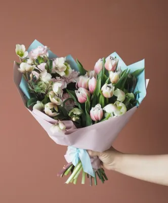 Волшебный букет тюльпанов #165 - Доставка цветов Феодосия - Цветы Oliva's