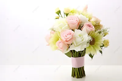 Яркий букет цветов и пожелание на День рождения в стихах