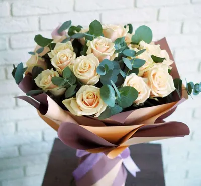 Стильный букет \"Ультрамариновые розы\" купить в Краснодаре с доставкой