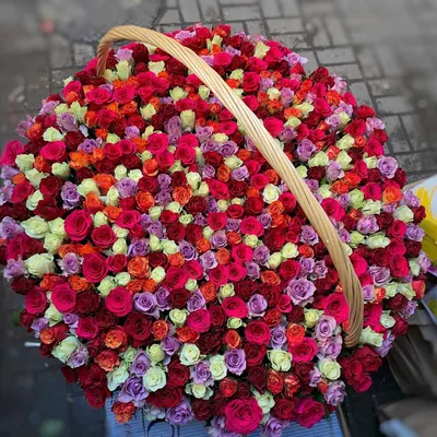 Букет розовых роз от 19 шт. за 5 490 руб. | Бесплатная доставка цветов по  Москве