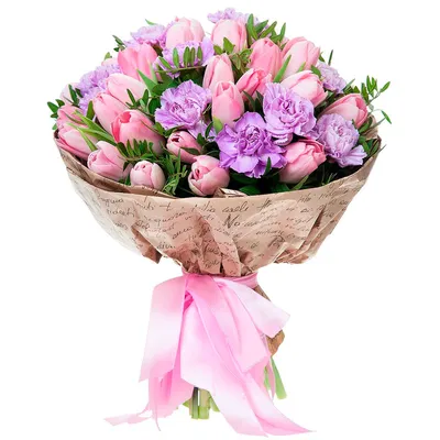 Купить Букет с орхидеями и тюльпанами с доставкой в Краснодаре | Vanilla