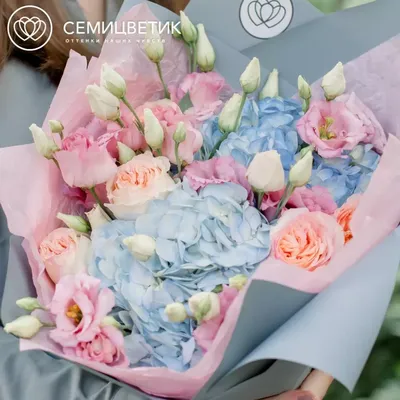 Нежный сборный букет цветов «Petaloom»