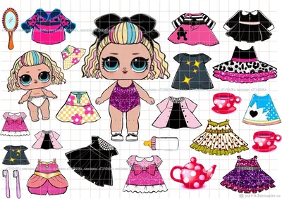 шаблон LOL и одежды для вырезания из бумаги распечатать | Disney paper  dolls, Paper dolls, Barbie paper dolls