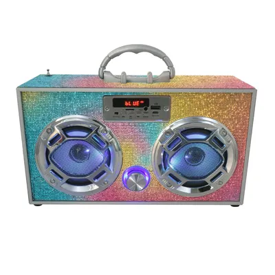 Boombox in cartoon style Royalty Free Vector Image
