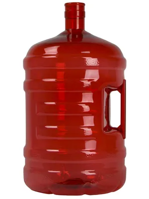 ПЭТ-бутылка 18.9 литров красный Бутылки и Стоппер - HODS