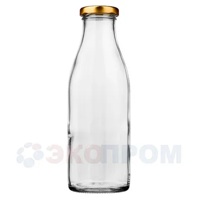 Бутылка молочная стеклянная, К-640 купить оптом и в розницу от  производителя.