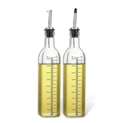 Cтеклянные бутылки для масла и уксуса 2х500мл (6417) купить в  интернет-магазине Fissman