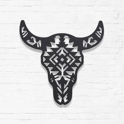 Wall Art Print | Bull skull | Europosters