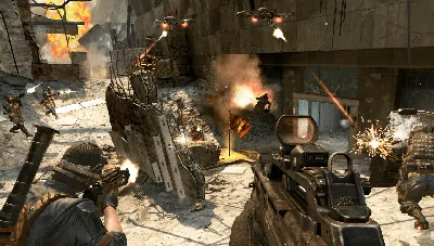 Фотографии Call of Duty Черепа Ружьё воин Black Ops II 1920x1080