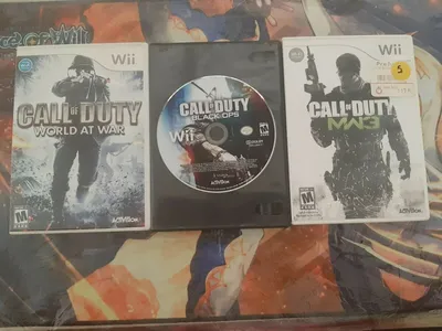 Call of Duty: Black Ops +Modern Warfare 3 + World At War Nintendo Wii  Bundle | eBay