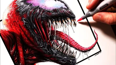 Carnage Original Artwork – Grumpy Pencil