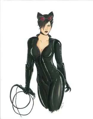 Catwoman DC Fan Art Print - Etsy