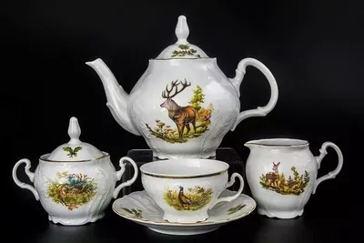 Чайный сервиз «Aristo. Чайная классика» с золотым и комбинированным  нанесением - Фамильная Посуда (Москва)
