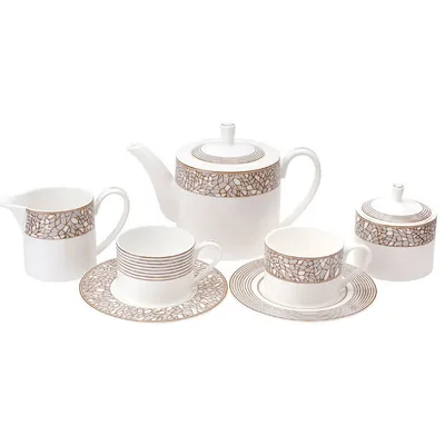 Чайный сервиз Bright 3D-C15 15 предметов по лучшей цене! Купить чайный  сервиз Bright 3D-C15 15 предметов и другой товар из категории чайные сервизы.  Магазин посуды - ПосудоГрад.