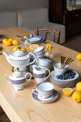 Чайный сервиз на 6 персон Мейсенский букет Бернадотт – купить в  интернет-магазине в Омске: 267368