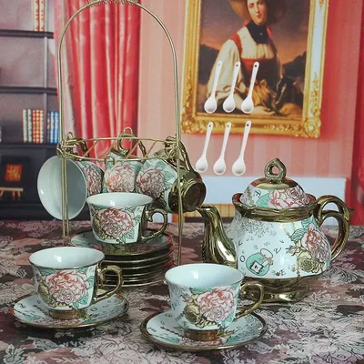 Античный чайный сервиз. Ручная керамика, набор посуды для чая в  интернет-магазине Ярмарка Мастеров по цене 21505 ₽ – LRISARU | Сервизы,  Москва - доставка по России