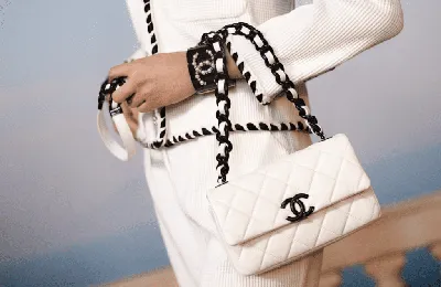 Chanel Coco First 22K mini flap bag pink calfskin | Vintage-United