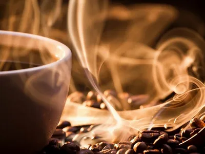 Чашечка кофе и красивый вид из …» — создано в Шедевруме