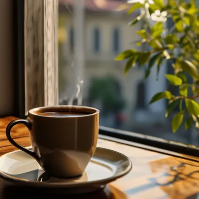 Кофемания, чашечка кофе со сливками…» — создано в Шедевруме