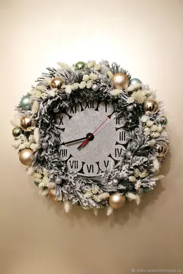 Фотозона золотые часы на Новый Год - купить в Москве | SharFun.ru