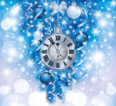 Часы 12 бьют, новый год, бокал с …» — создано в Шедевруме