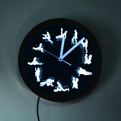 Kamasutra светодиодный неоновый свет, настенные часы, секс-позы, светящиеся  настенные часы с освещением, настенные часы для взрослых, подарок для  девичника – лучшие товары в онлайн-магазине Джум Гик
